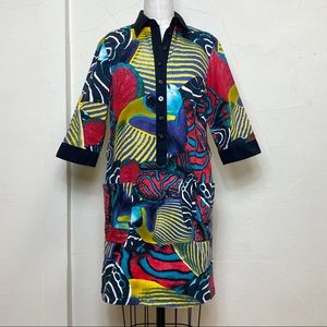 Catherine Malandrino Multicolor Abstract Dress